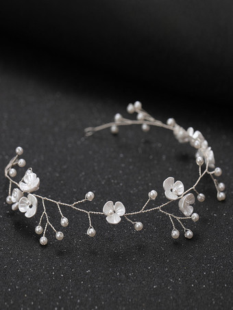 花嫁のためのかぶとウェディングメタルヘアアクセサリー