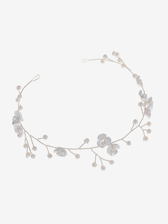 花嫁のためのかぶとウェディングメタルヘアアクセサリー