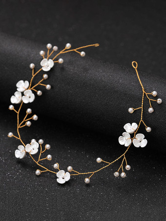 花嫁のためのかぶとウェディングメタルヘアアクセサリー