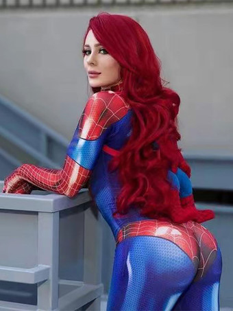 スパイダーマン コスプレ メリージェーン スパイダーウーマン コスプレ スーツ