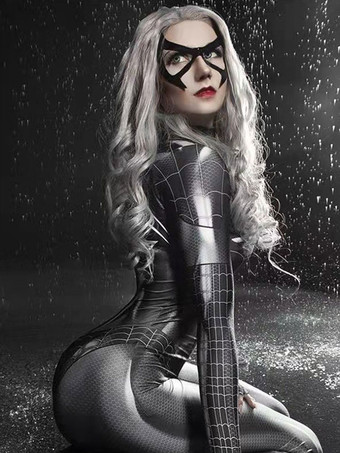 ブラック スパイダーマン コスプレ メリージェーン スパイダーウーマン コスプレ スーツ