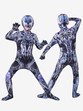 パープル アメイジング・スパイダーマン ヴェノム＆カーネイジ キッド コスプレスーツ