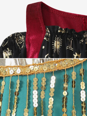 ハロウィンコスチューム子供用ジプシーコスプレドレス