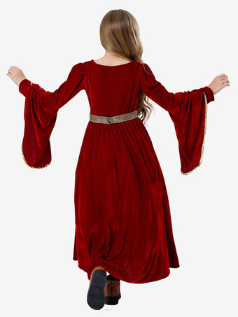 キッズハロウィンコスチューム ブルーハロウィンキッドヴィンテージコスプレドレス