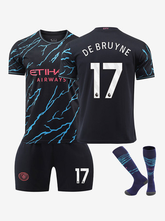 マンチェスター シティ No.17 DE BRUYNE スポーツウェア 23/24 3 ピース メンズ