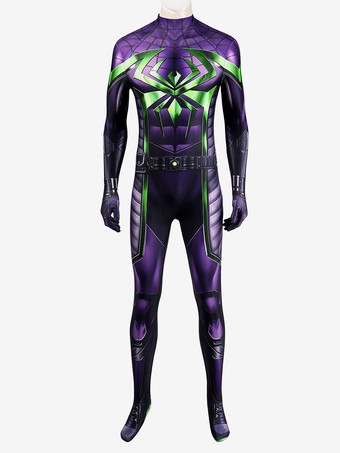 スパイダーマン マイルズ・モラレス パープルレイン コスプレスーツ