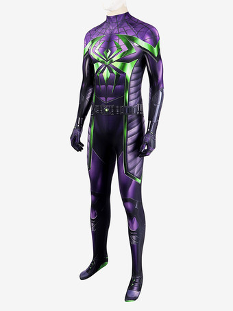 スパイダーマン マイルズ・モラレス パープルレイン コスプレスーツ