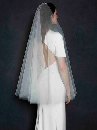 ウェディングベール チュール カットエッジ ブライダルベール