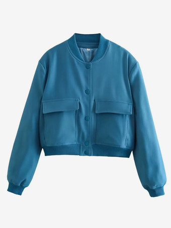 ボンバージャケット カジュアル ストリートウェア バーシティジャケット 女性用