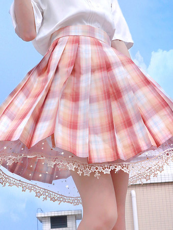 甘いロリータ ブルマ ホワイト フリル スパンコール スター プリント ロリータ ショーツ