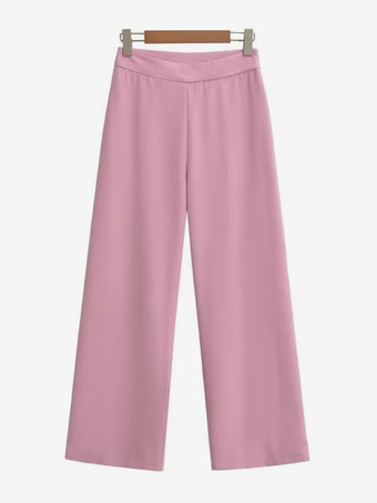 女性用ピンクスーツ ワンボタン カジュアル ツーピース ストリートウェア