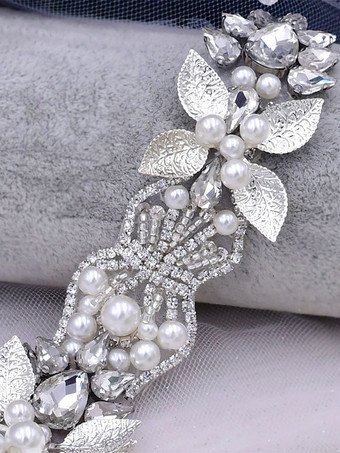Ceinture de perles pour robe de mariée