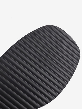 レディース ラウンドトゥ ヒールレス ブーティ