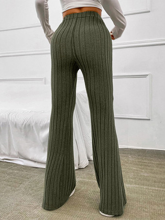 Брюки-клеш для женщин широкие брюки с завышенной талией - Milanoo.com/ru