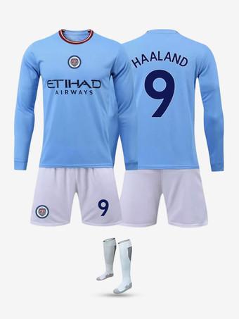 Maillot Domicile Kit Manchester City 2022/23 Enfant- Haaland 9