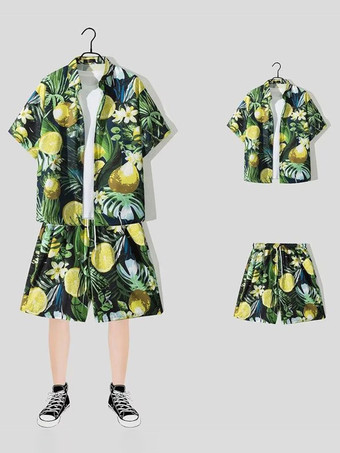 ブラック メンズコーデ 紳士服 ベージュ カジュアル 半袖 マッチングスーツ