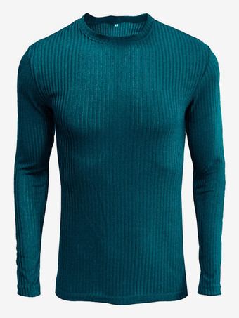 ブルー メンズ セーター メンズ プルオーバー ニットウェア ジュエル ネック フォール ハンター グリーン グレー