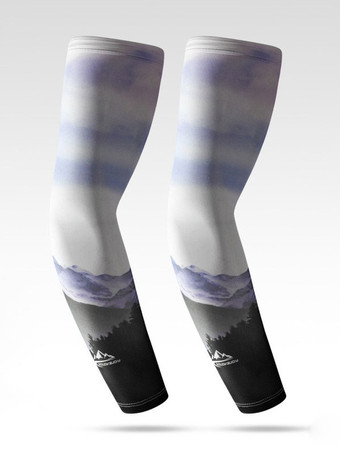 ラベンダーカラーメンズ アクセサリー アスレチック ポリエステル 3D プリント ライトグレー