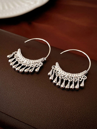 シルバー ウェディング イヤリング キュービック ジルコニア メタル ピアス ウェディング ジュエリー