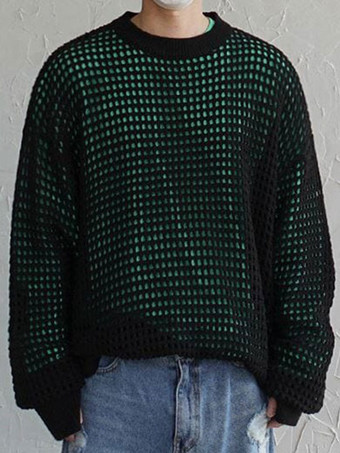 Pulls Homme Cardigan Maille Col Bijou Printemps Noir