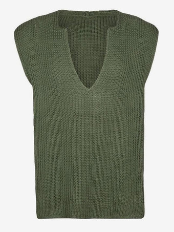 メンズ セーター メンズ プルオーバー ニット Vネック 秋 グリーン グリーン