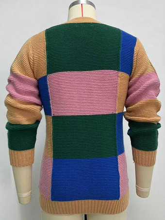 メンズ 衣類 メンズ カーディガン メンズ セーター メンズ カーディガン シック カラーブロック 長袖 スタイリッシュ イエロー イエロー