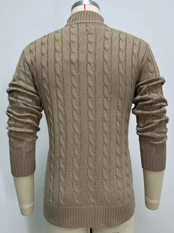 紳士服 カーディガン メンズ 男性用セーター メンズカーディガン シンプル 長袖 グレー アプリコット スタイリッシュ