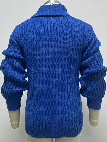 メンズ 衣類 メンズ カーディガン メンズ セーター メンズ カーディガン シック 長袖 ブルー ブルー スタイリッシュ