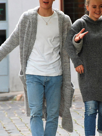 メンズ 衣類 カーディガン 男性用 メンズ セーター メンズ カーディガン シック 長袖 グレー グレー 快適