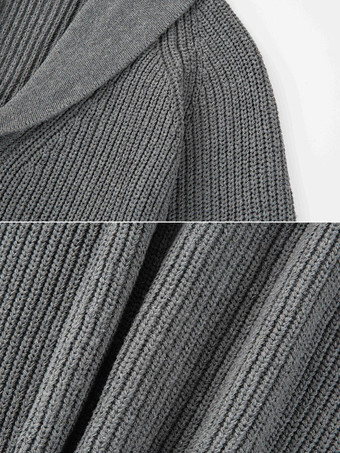 メンズ 衣類 カーディガン 男性用 メンズ セーター メンズ カーディガン シック 長袖 グレー グレー ユニーク