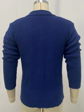 メンズ 衣類 メンズ カーディガン メンズ セーター メンズ カーディガン シンプル 長袖 ダークネイビー ダークネイビー 快適