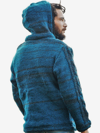 メンズ 衣類 カーディガン 男性用 メンズ セーター メンズ カーディガン シック 長袖 ブルー ブルー スペシャル