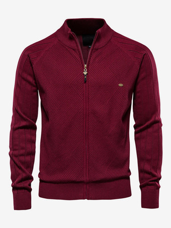 ワインレッド 紳士服 メンズカーディガン メンズセーター メンズカーディガン シンプル 長袖 カーキ ブラック おしゃれ