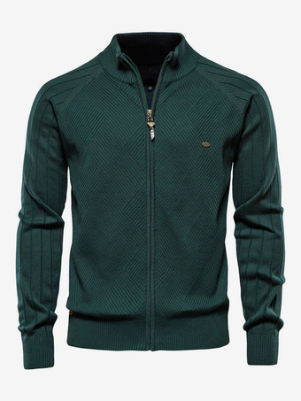 グリーン 紳士服 メンズカーディガン メンズセーター メンズカーディガン シンプル 長袖 カーキ ブラック おしゃれ