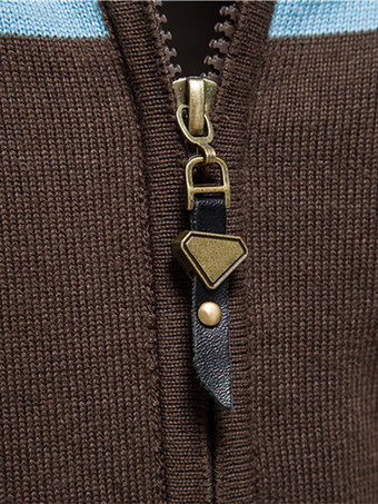 メンズ 衣類 メンズ カーディガン メンズ セーター メンズ カーディガン 快適なストライプ 長袖 ファッショナブルなブラック ブルー