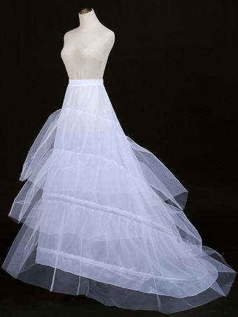 クラシックロリータペチコートポリエステルティアードゴシックロリータペチコート女性の白ロリータアンダースカート