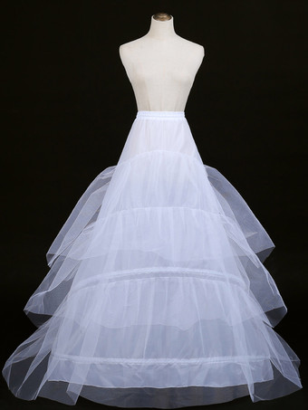 クラシックロリータペチコートポリエステルティアードゴシックロリータペチコート女性の白ロリータアンダースカート