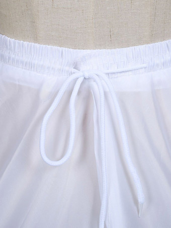 クラシックロリータペチコートポリエステルティアードゴシックロリータペチコート女性の白ロリータアンダースカート