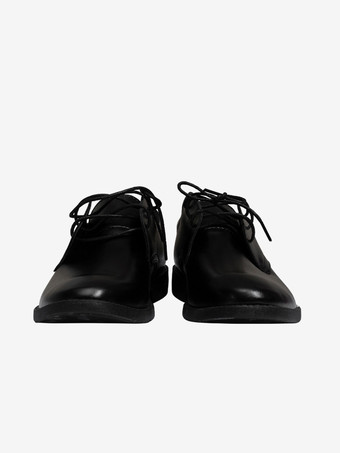 Black Cosplay Footwear PU Leather Cosplay Shoes