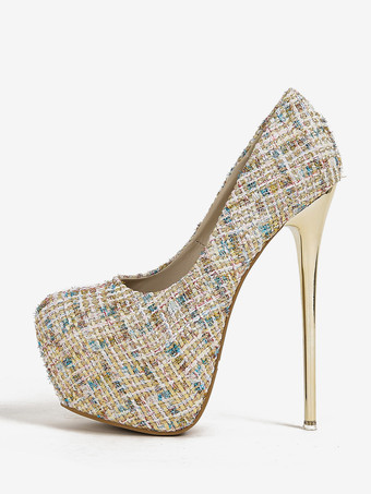 Women's Sexy High Heels Stiletto Heel Polyester Pumps In