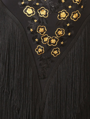 ラテンダンスドレス ブラック レディース ライクラスパンデックス ドレス ダンスコスチューム