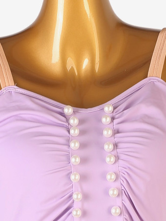 社交ダンス衣装 フューシャピンク レディース ライクラスパンデックス ドレス ダンスドレス