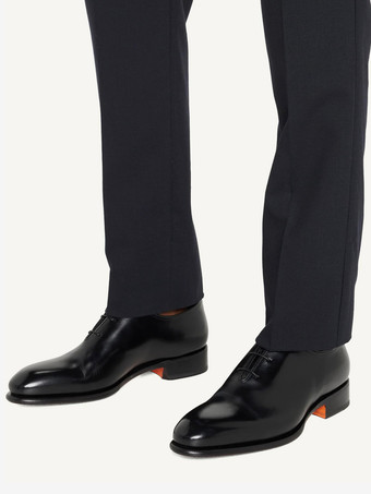 Herren-Schuhe mit runder Zehenpartie und Schnürung für Kleid  Abschlussball  Party und Hochzeit