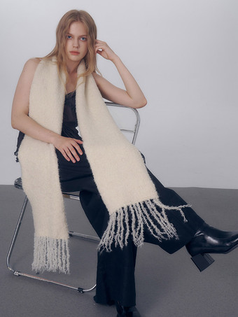 レディース スカーフ ファッション フリンジ