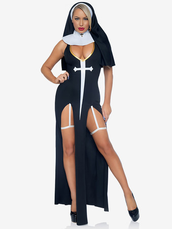 Sexy Nun Dress, Nun Costume for Woman, Halloween Costume Woman, Velvet  Halloween Dress, Nun Habit & Veil, Sexy Halloween Costume, Nun Outfit -   Israel