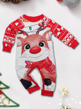 マッチングファミリークリスマスパジャマ 子供用 大人用 クリスマスパターン ホームウェア