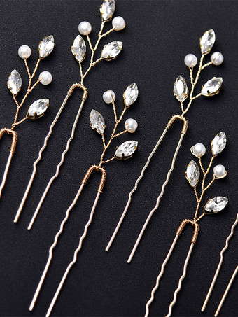 ゴールド ヘッドピース ウェディング ブライダル ヘアアクセサリー