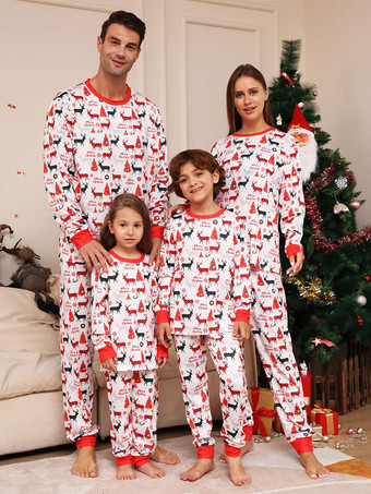 お揃いのファミリーパジャマ クリスマス柄 赤ちゃん用 大人用パジャマ
