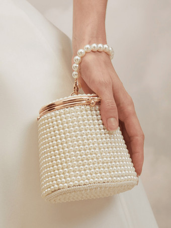 ウェディング ハンドバッグ ウェディング アクセサリー ウェディング クラッチ バッグ パール