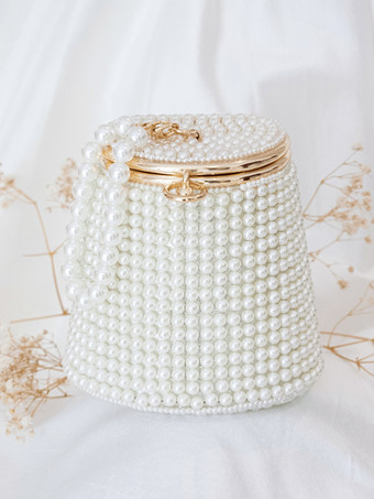 ウェディング ハンドバッグ ウェディング アクセサリー ウェディング クラッチ バッグ パール